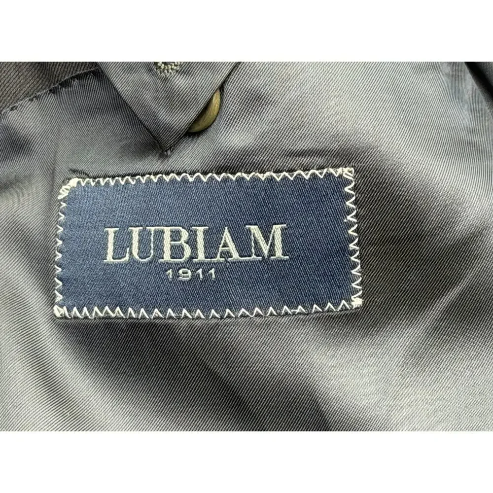 Lubiam 1911 Mens 42R Ermenegildo Zegna Trofeo Wool Navy Blazer Italy